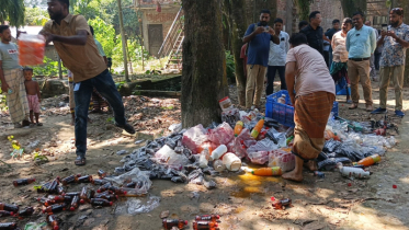 দেওয়ানগঞ্জে ৫ লাখ টাকার ভেজাল জুস ও সরঞ্জাম ধ্বংস