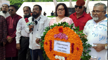 জিয়াউর রহমান ও খালেদা জিয়ার মাজারে পুস্পস্তবক অর্পণ